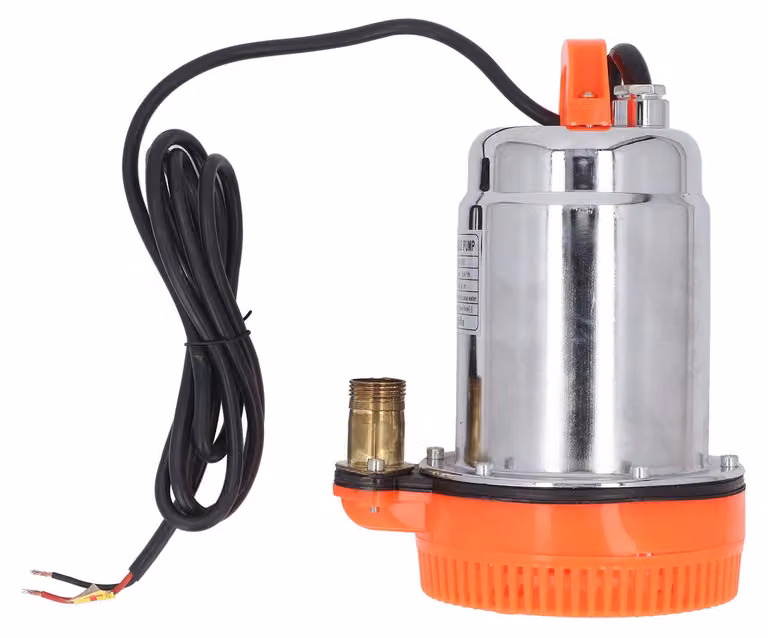 Pompa sommersa a corrente continua, 12 V, 180 W, 3 metri³/h, amplificatore per pozzi alimentato a energia solare, altezza di sollevamento 8 m, uscita da 1 pollice