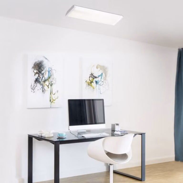 Müller-Licht Plafoniera a LED PRISMATIK, Bianco / Opale, Alluminio, Moderno, Plafoniera LED