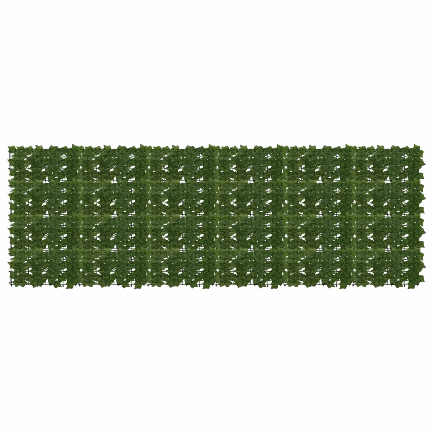vidaXL Schermo per balcone con siepe artificiale verde L: 300 cm, H: 100 cm