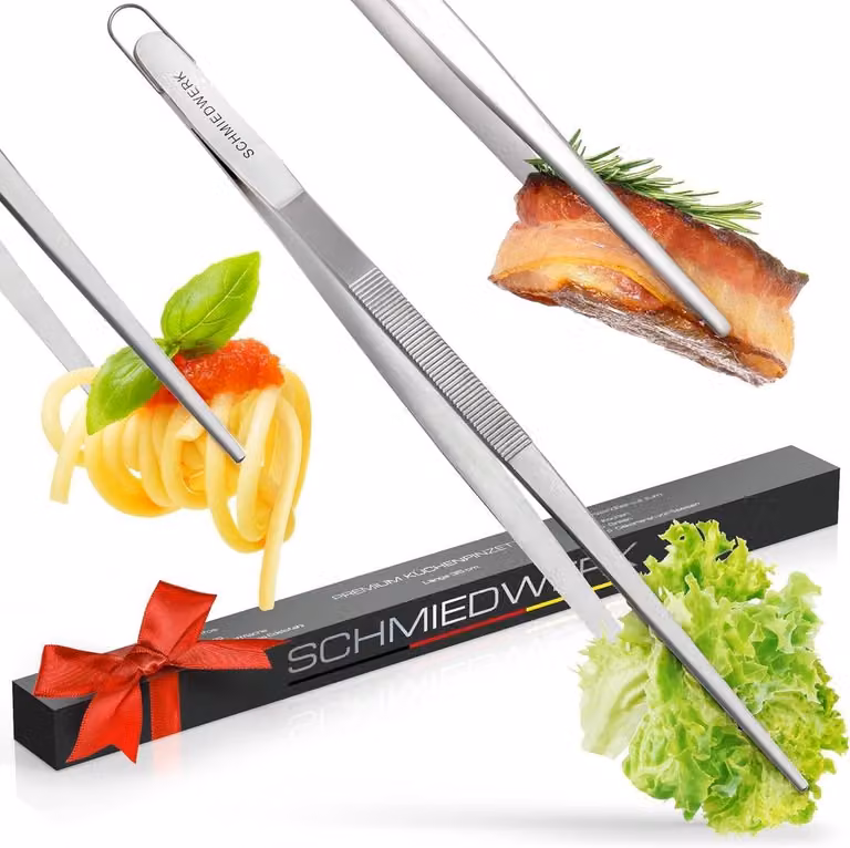 Pinza da cucina in acciaio inossidabile – 35 cm – pratico utensile da cucina