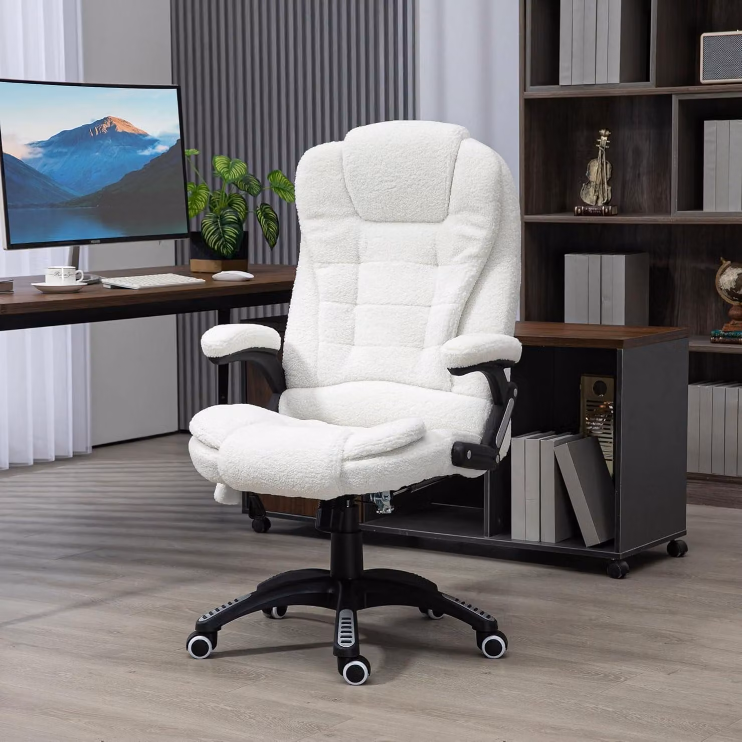 Sedia da ufficio - Sedia da ufficio con funzione massaggio - Sedia da ufficio ergonomica - Sedia da ufficio - Sedia riscaldata