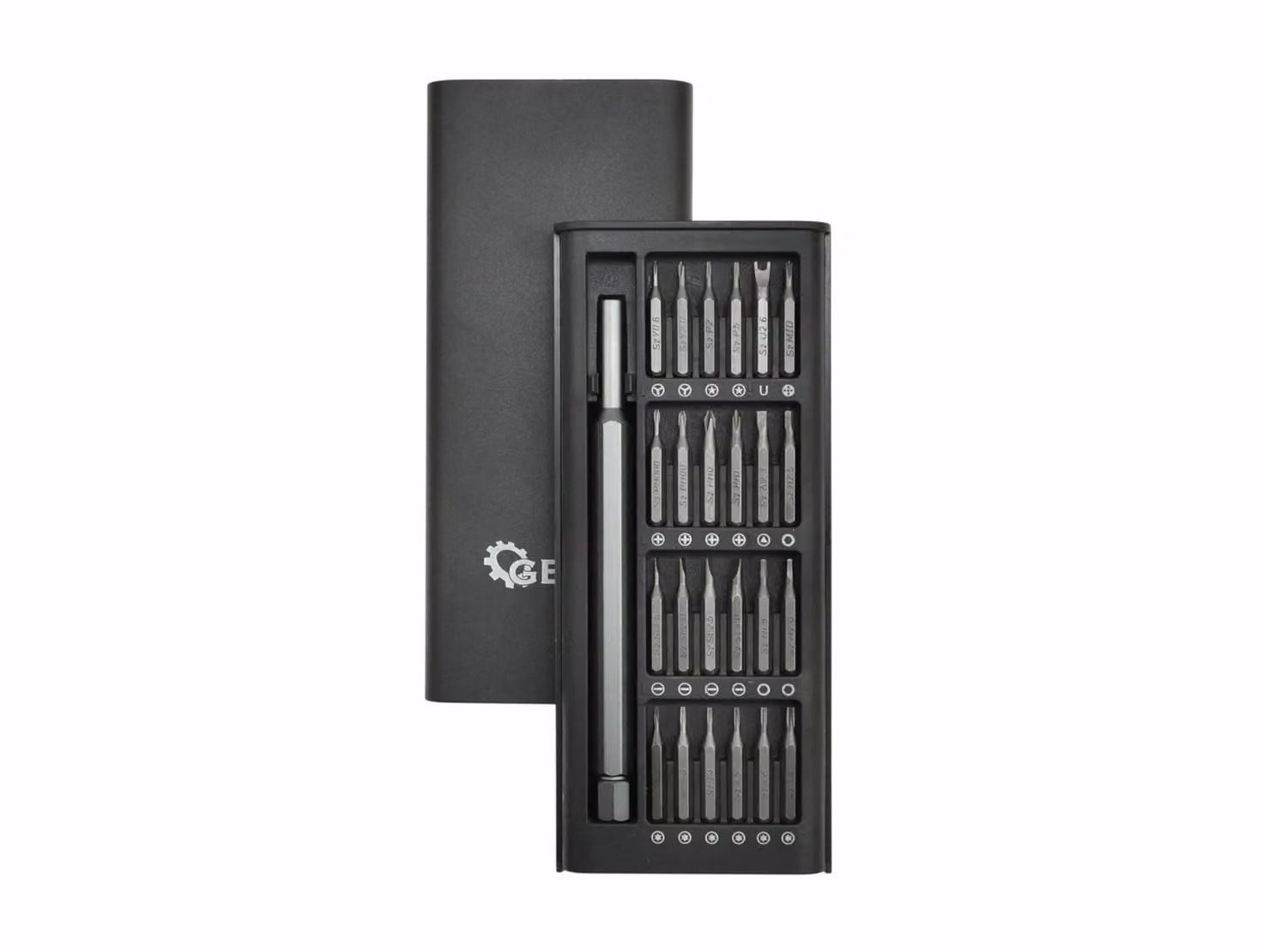 Set di cacciaviti di precisione 24in1 in acciaio S2 - Set di punte professionali per elettronica, orologi e occhiali con pratica custodia magnetica