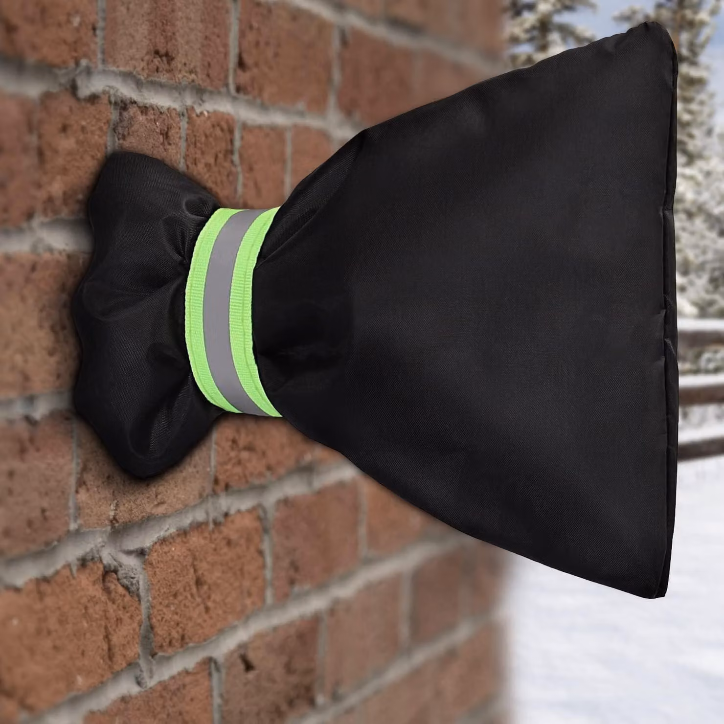 Copri rubinetto antigelo resistente al freddo 22x16cm 2 pezzi nero