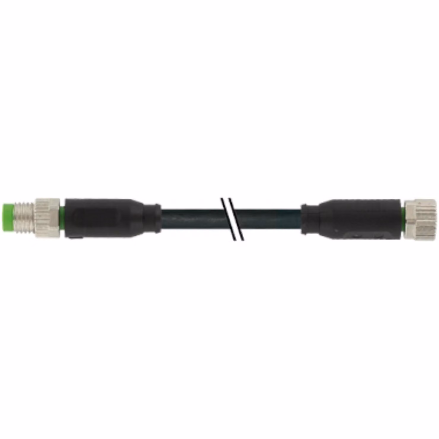 MURR electronics M8 St. 7000-88011-6110500 0° M8 Bu 0° PVC sw UL/CSA 5m