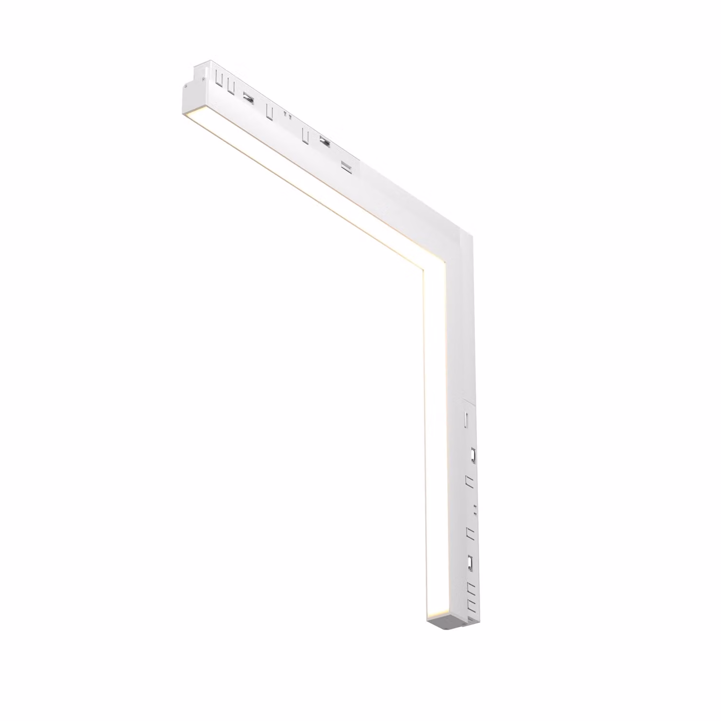 Maytoni apparecchio lineare per sistema di binari magnetici Exility Basis Angle LED incl. alluminio bianco Dimmerabile 24W per cucina, camera da letto, soggiorno, sala da pranzo, atrio