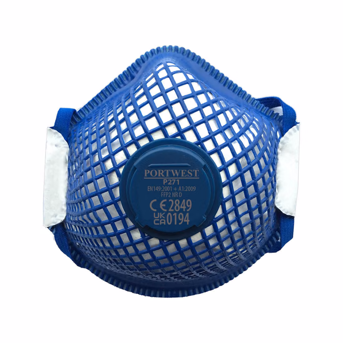 Portwest P271 FFP2 ERGONET Dolomit maschera per polveri sottili con valvola Bianco