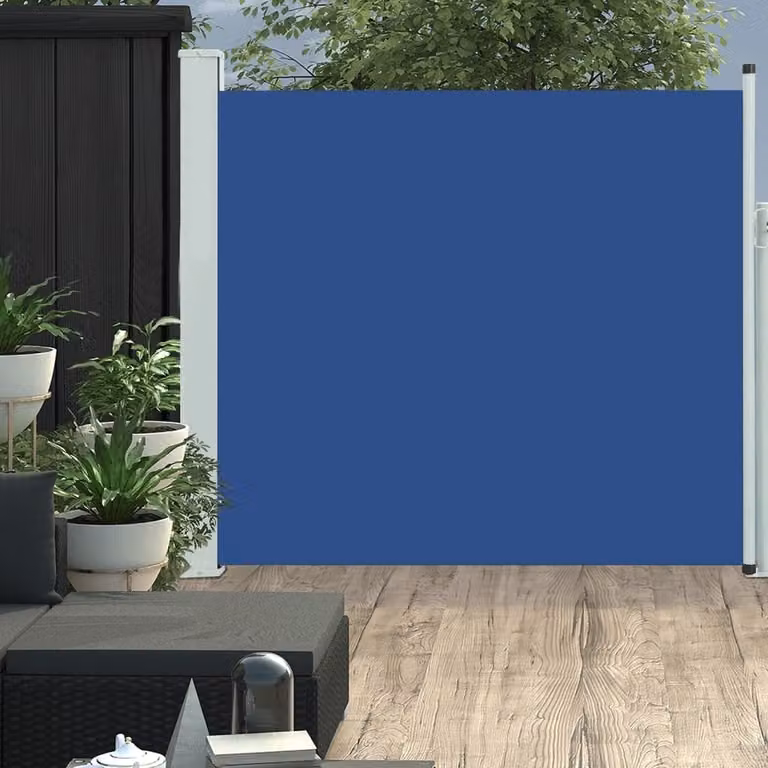 Maison Exclusive - Tenda da sole laterale estensibile, 170x300 cm, colore blu