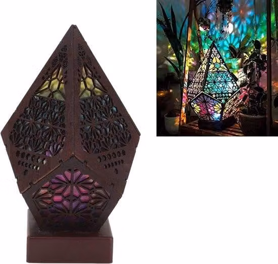 Lampada notturna LED colorata Polar Star per giardino