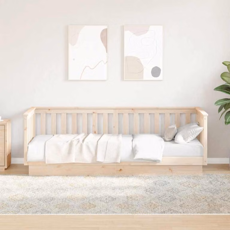 Maison Exclusive - Divano letto senza materasso 90x200 cm in legno massello di pino