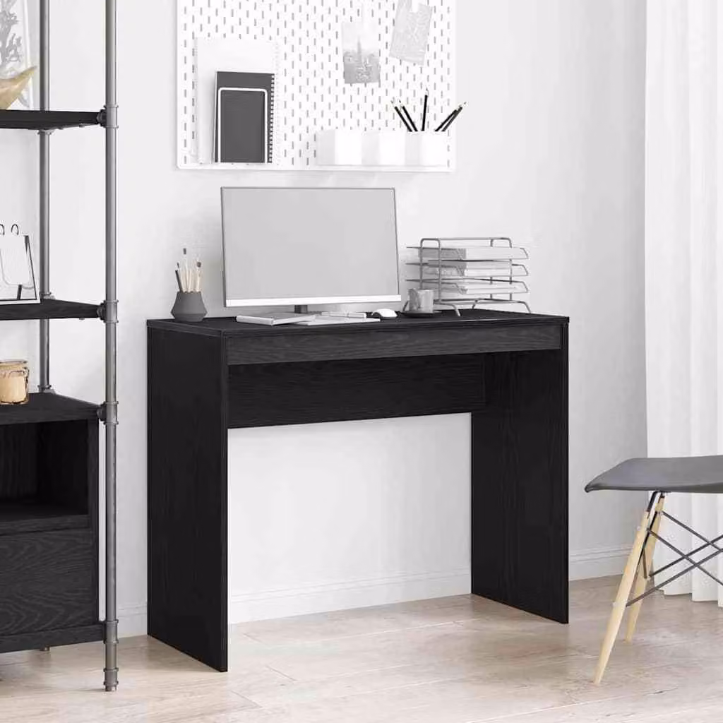 Maison Exclusive - Scrivania Rovere nero 90 x 40 x 72 cm Materiale ligneo
