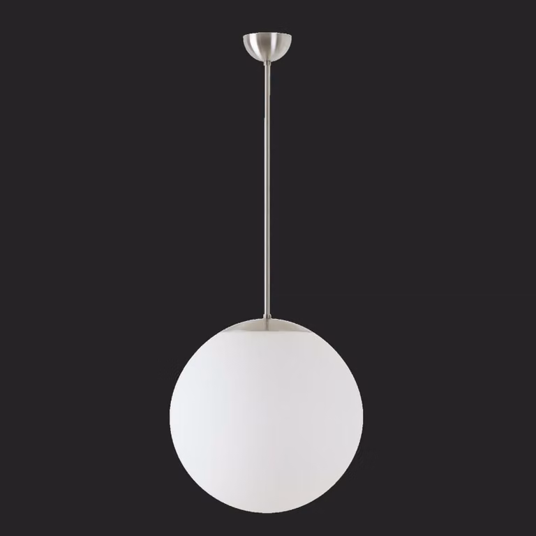 OSMONT ISI64976 ISIS P3 PM-M Apparecchio a sospensione in plastica acciaio inox spazzolato / bianco IP40 4000 K 27W LED combinazione di emergenza 1 h