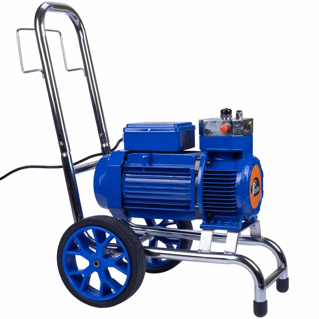 Pompa Airless Rosfix Blue Strong Storm 1690 BSS08 di colore blu con motore da 4500W, 22MPa e portata di 28L/min per vernici, smalti e impregnanti su legno – 2