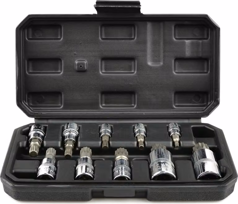 Set di bussole - bussole M Spline XZN bit 1/2'' 1/4'' 10pz