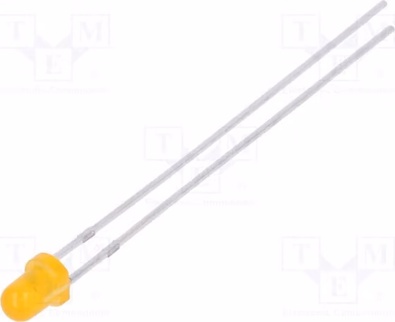 5 LED arancioni, 270-460 mcd, 3 mm, 60°, modello LL-304AD2C-1B-L38, diodi LED a montaggio superficiale (SMD), 3 mm