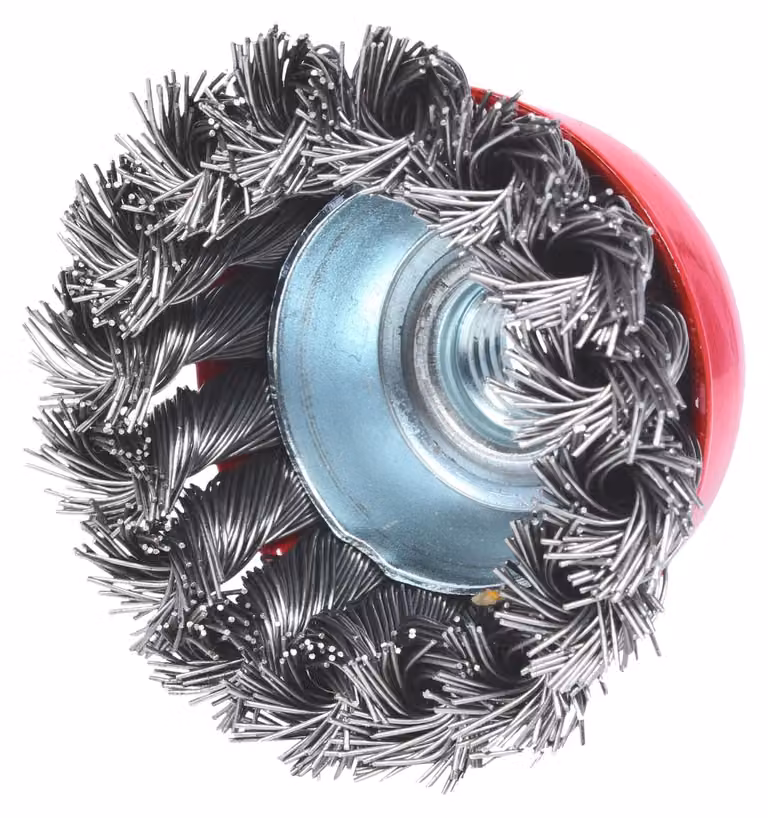 KS Tools Spazzola a tazza in acciaio inox 0,5 mm, ø 65 mm, 340.0025