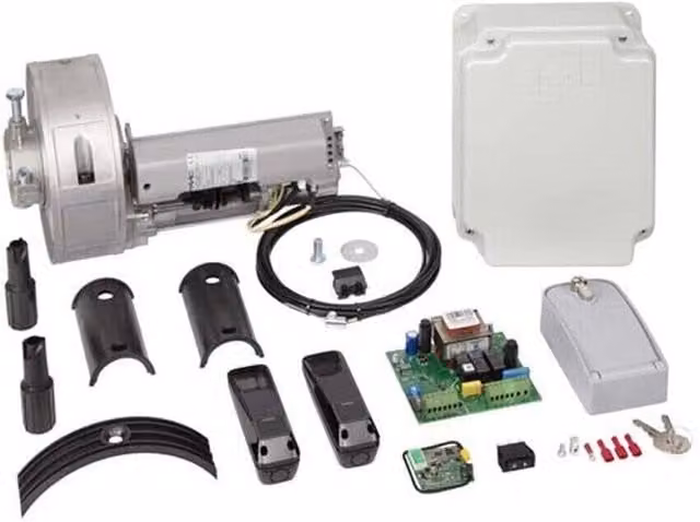 Kit di automazione completo per serrande FAAC Perfect colore grigio