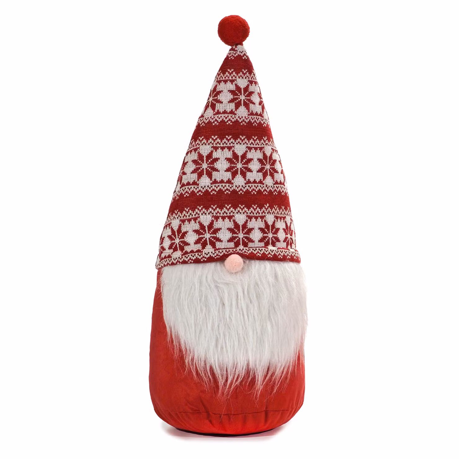 Cuscino decorativo con motivo Gnomo Natalizio Vestiamo Casa, colore rosso, Altezza: 60 cm – 2