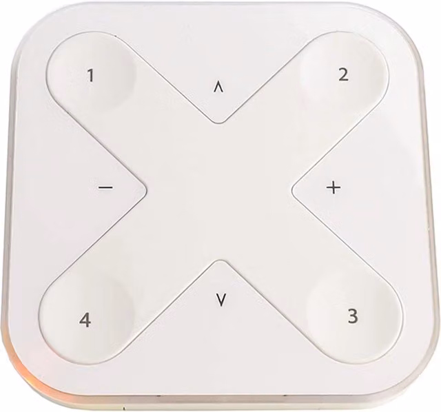 Pannello a parete Casambi Xpress DEKO-LIGHT con dimmer Bluetooth per il controllo luci LED, bianco