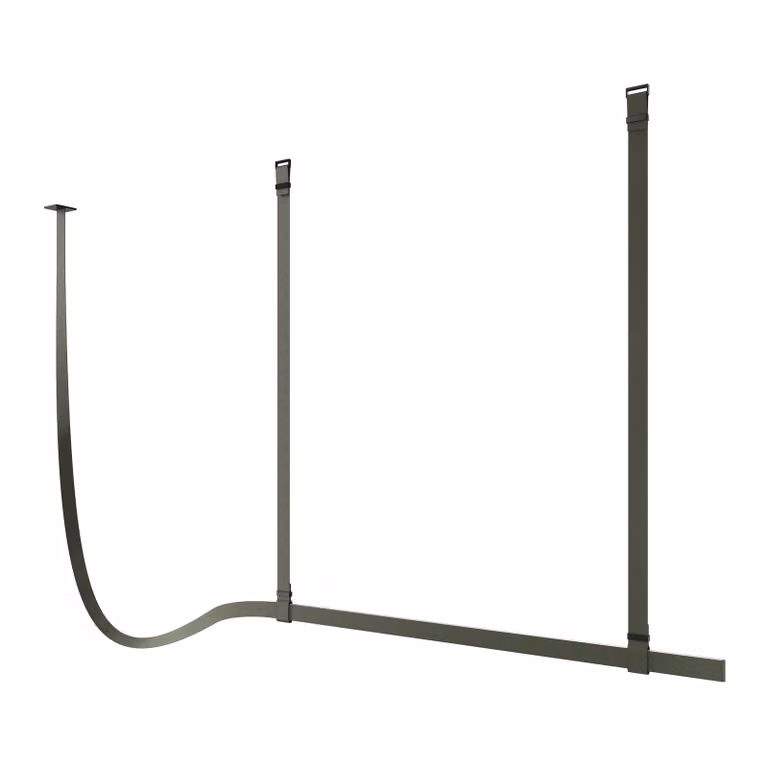 Flos - Belt Fabric Grey Olive Casambi 2000mm - Lampada a sospensione - Grigio