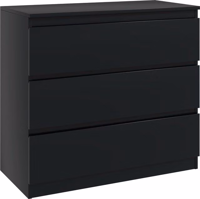 Comò HOMCOM con 3 cassetti, mobile contenitore dal design moderno per camera da letto, L: 80 cm, P: 39 cm, H: 73 cm – 1