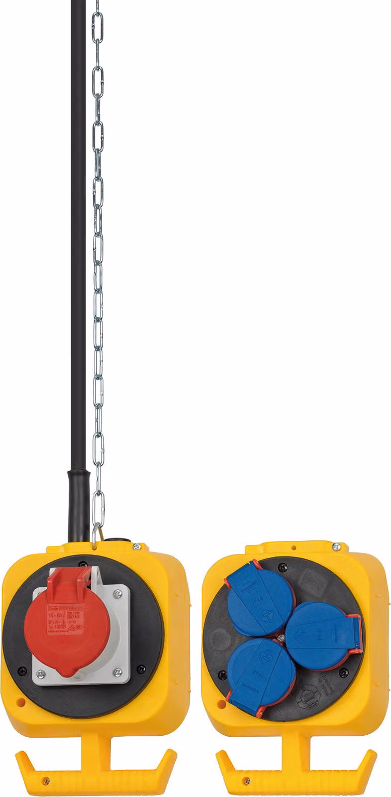 Brennenstuhl 1151960010 Unità di distribuzione dell'alimentazione (PDU) 4 prese CA Nero - Blu - Rosso - Giallo (1151960010)