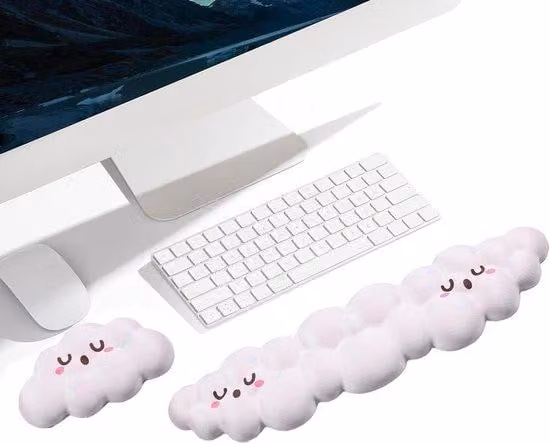 Poggiapolsi ergonomico antiscivolo per il gaming wireless o l'ufficio