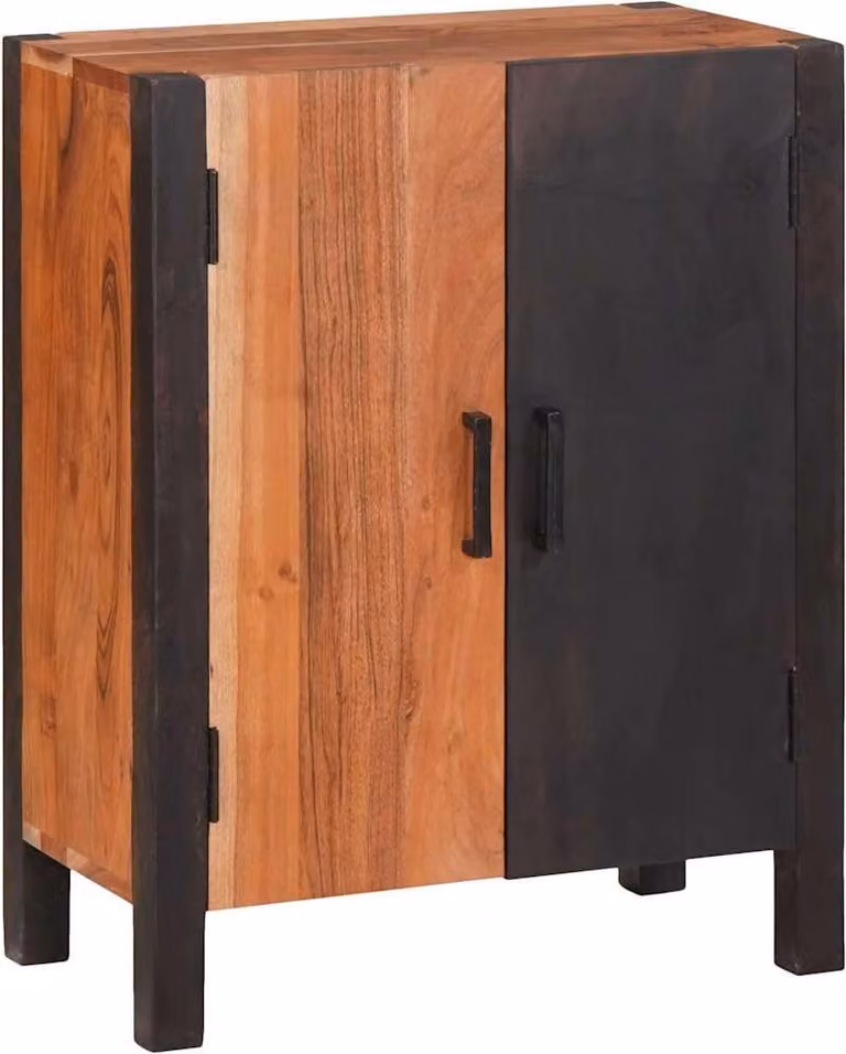 Credenza Marrone 55 x 30 x 75 cm Legno di Acacia Massello