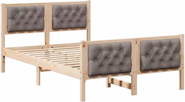 Letto matrimoniale | Letto per adulti | Struttura del letto Talpa 135 x 190 cm Pino massello