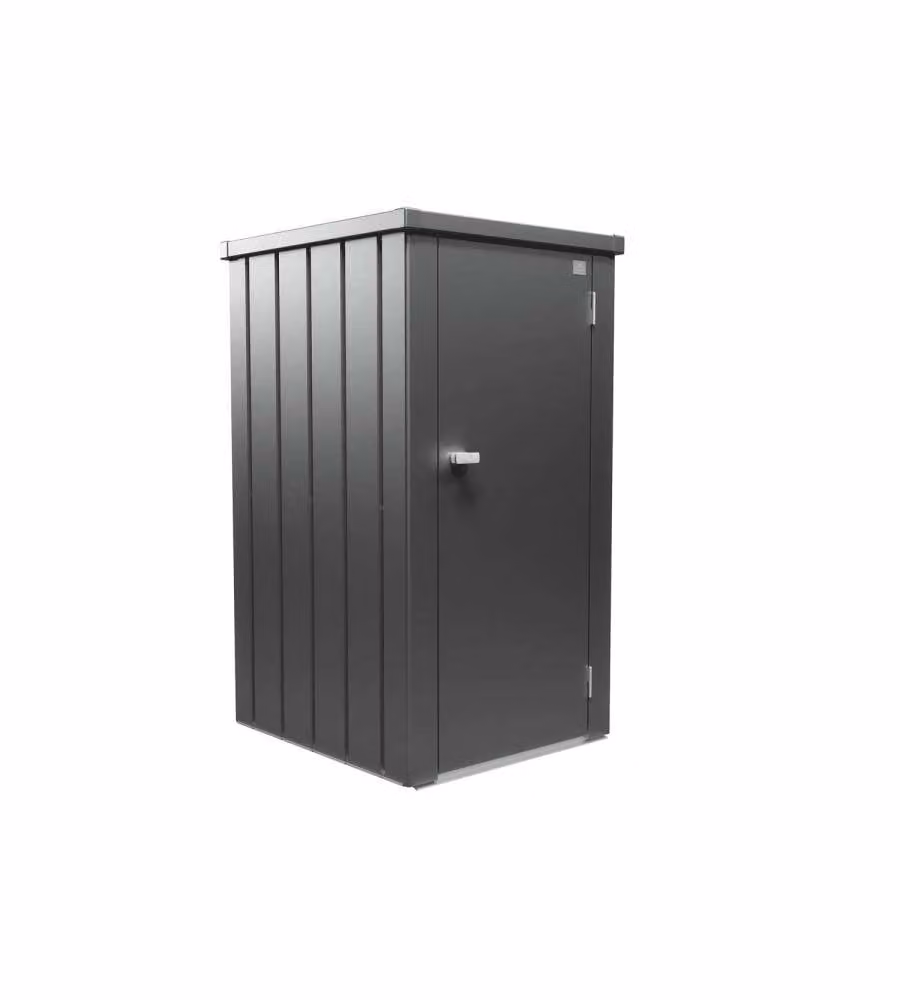 Biohort Armadio da esterno Julia L grigio scuro metallizzato 77,7x87 cm