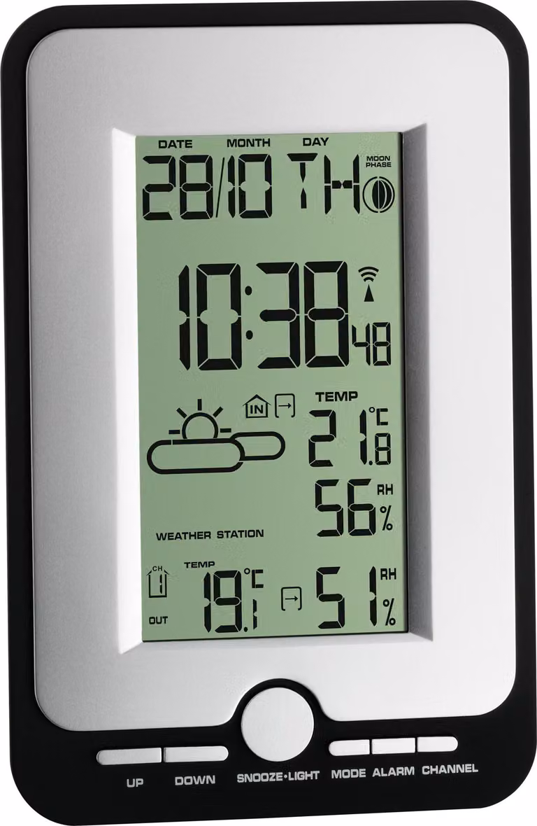 TFA - Stazione meteo radio MULTY 35.1134.10 - argento/nero