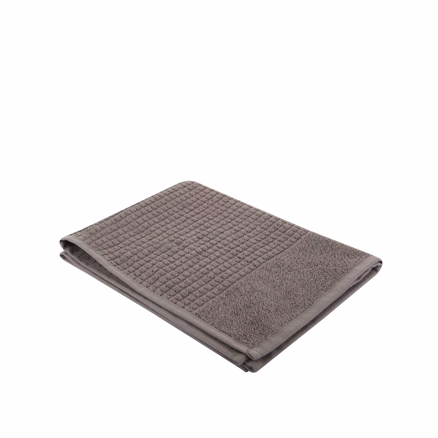 Asciugamano per ospiti Kasanova grigio in cotone waffle pique 40x50 cm – 2