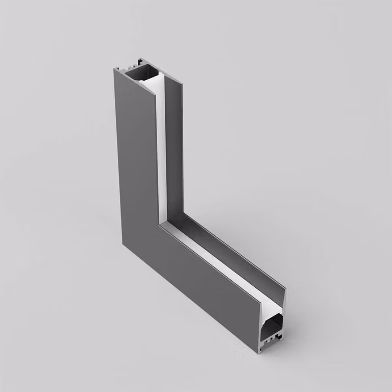 ARELUX PRF011, connettore ad angolo interno di 90 gradi, colore nero (SBK)
