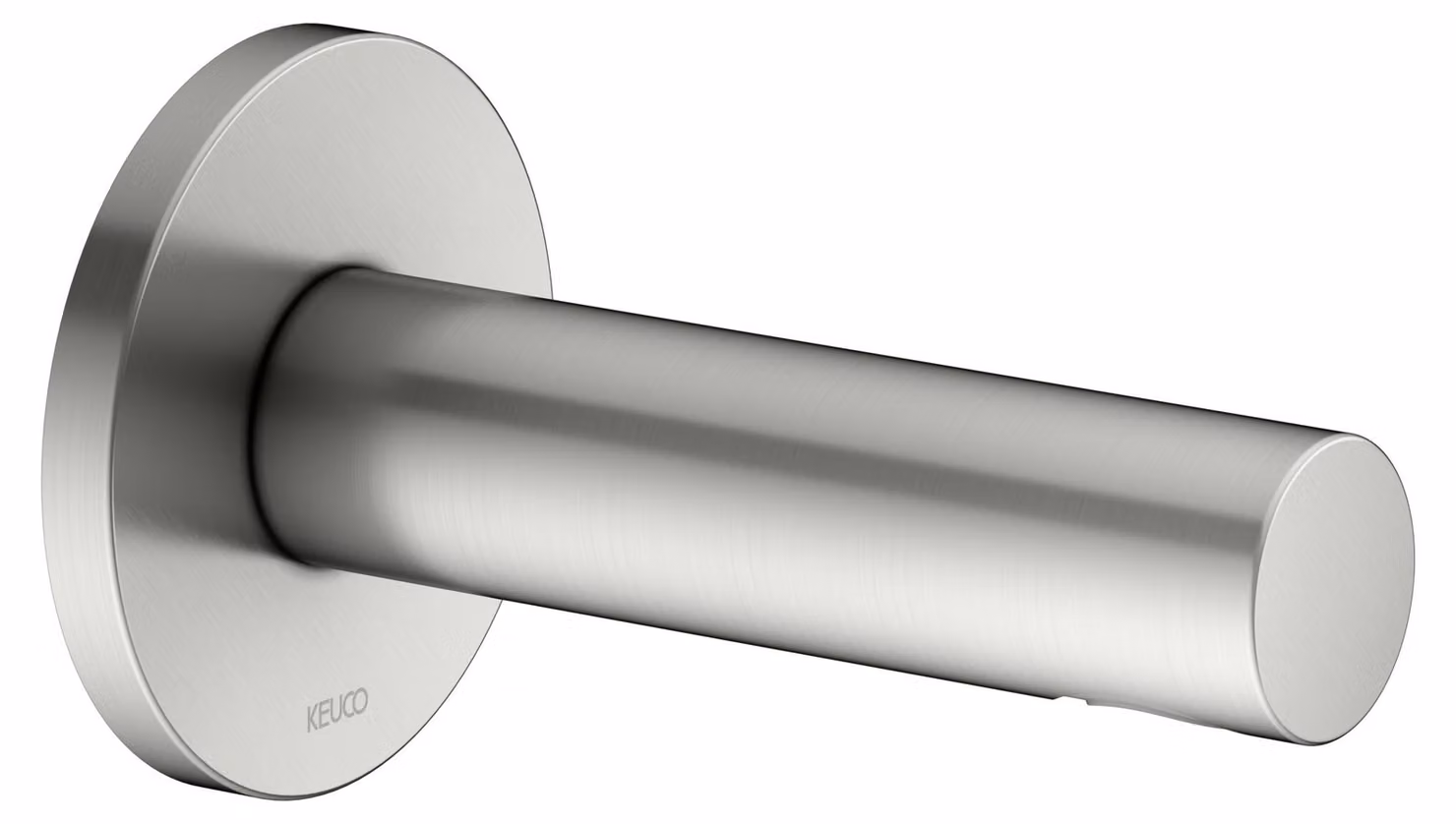 KEUCO IXMO Bec déverseur pour baignoire, rosace ronde, saillie 130mm, 59545060001, 59545060001