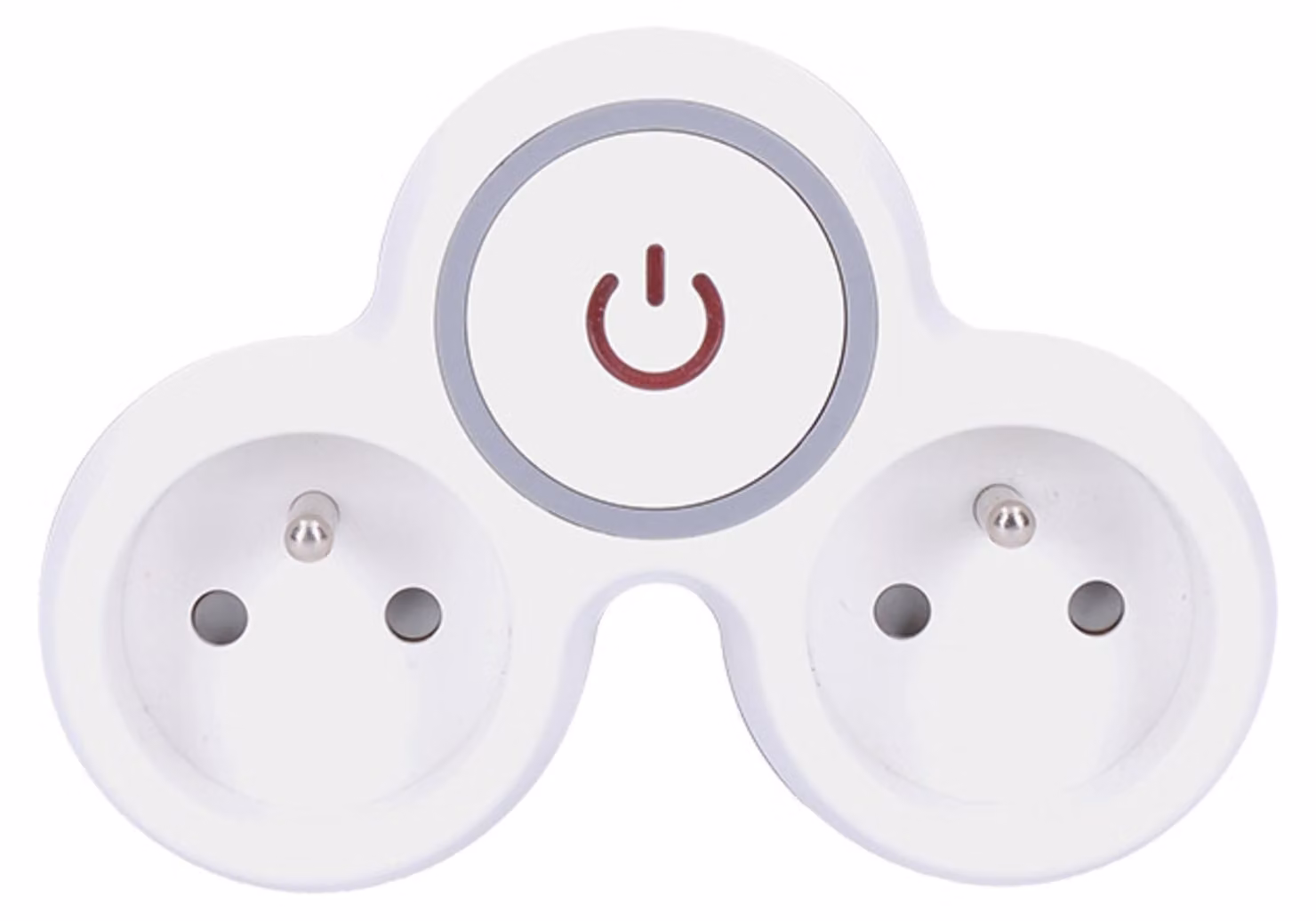 Presa continua con interruttore SOLIGHT P105 doppio