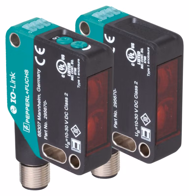 PEPPERL + FUCHS Sensore fotoelettrico Pepperl & Fuchs OBE40M-R200-S2EP-IO-V1-L 301064 10 - 30 V/DC 1 pz.