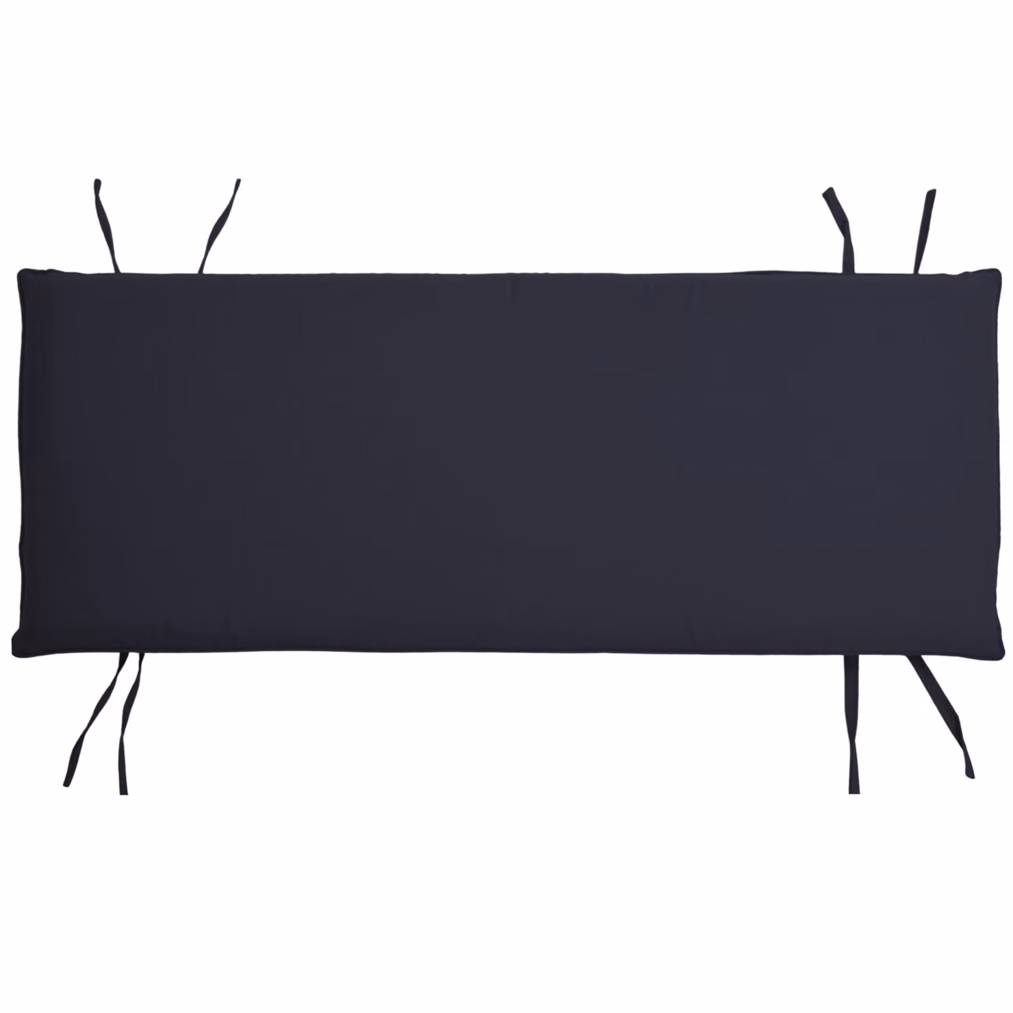 Cuscino per panchina da giardino, dimensioni 40 x 90 x 5 cm, per la panchina Ferrara TB-1062 - Colore: nero