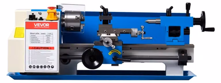 Tornio da banco per metalli - Potenza: 550 W - Area di lavoro: 180 x 305 mm - Materiali: ghisa e Acciaio al carbonio
