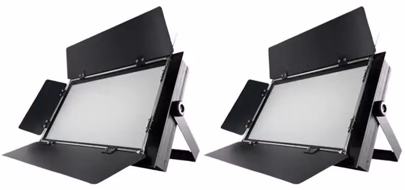 Lampade a pannello LED, 200W, illuminazione professionale per palcoscenico, 2 pezzi, spina EU da 220V, 2 pezzi, spina EU da 220V