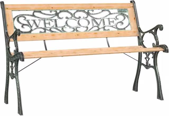 Panchina da Giardino | Panca da Giardino 122 cm in Legno Massello di Abete