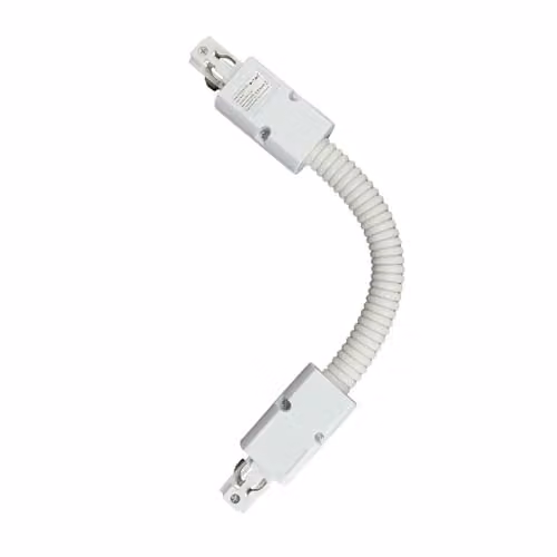 Raccordo Trifase Flessibile per Binario Colore Bianco