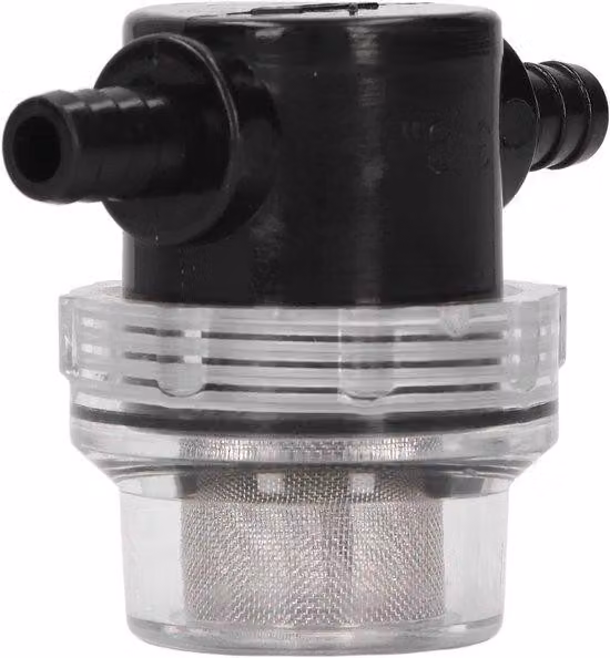 Filtro per pompa dell'acqua in acciaio inossidabile 12 V 80 PSI da giardino