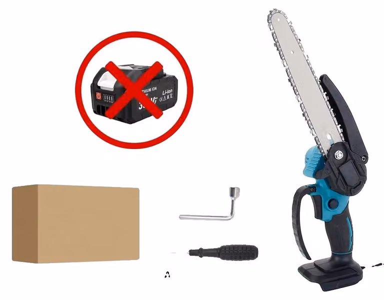 Troncatrice a catena elettrica, motore brushless, design portatile, senza batteria, senza cavo, spina europea da 100V-240V