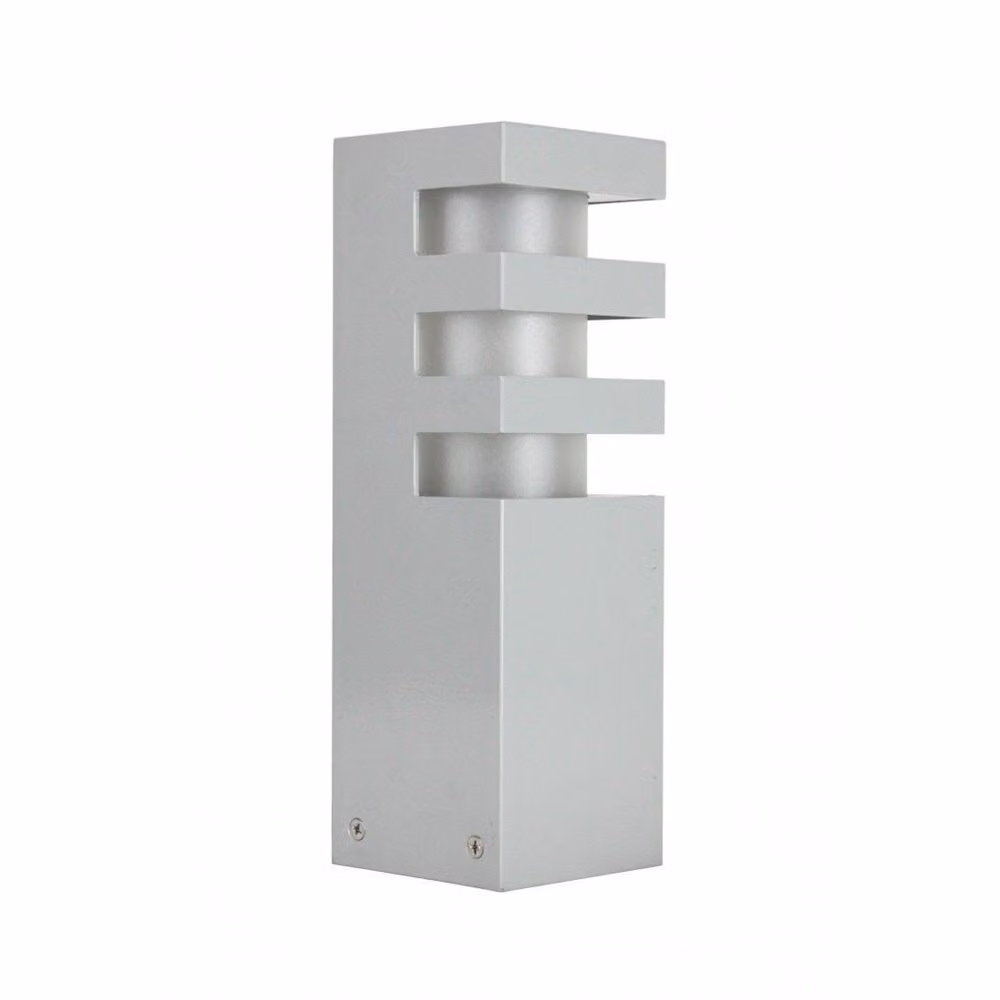 Paletto da giardino 25 cm 1xE27 argento IP54 SU-MA RADO RADO 3 AL