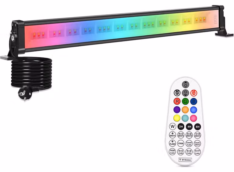 Pannello a LED RGB, 42W, dimmerabile, grado di protezione IP66, 3350 lumen, 10 colori