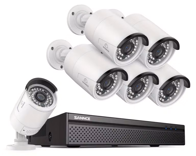 Kit di videosorveglianza - Set di telecamere di sicurezza - Set di telecamere IP - Sistema di telecamere PoE - 6 telecamere bullet da 3MP