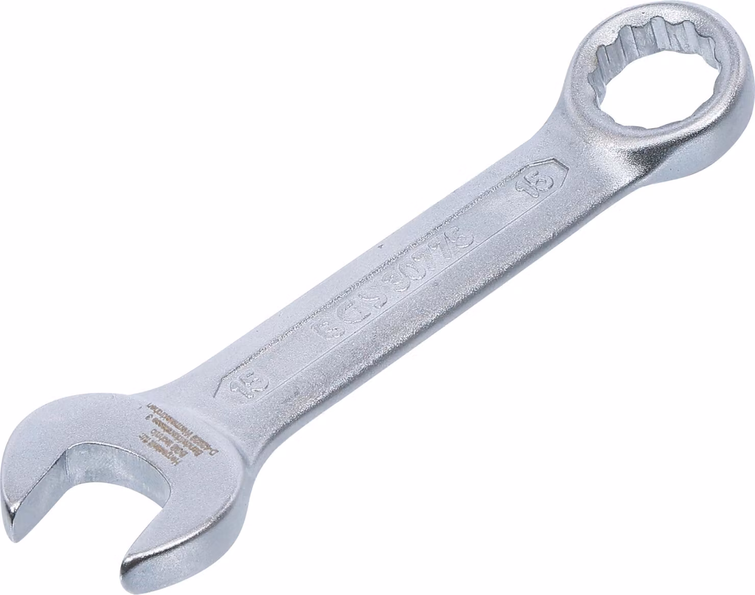 BGS 30775 | Chiave combinata, extra corta | SW 15 mm