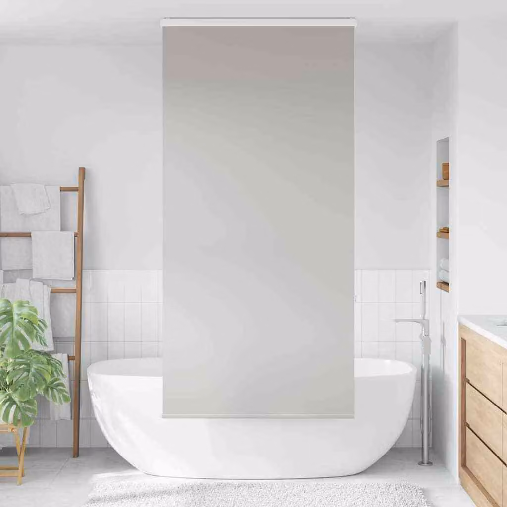 Tenda a Rullo Doccia Cassonetto 90x240 cm Larghezza Tessuto
