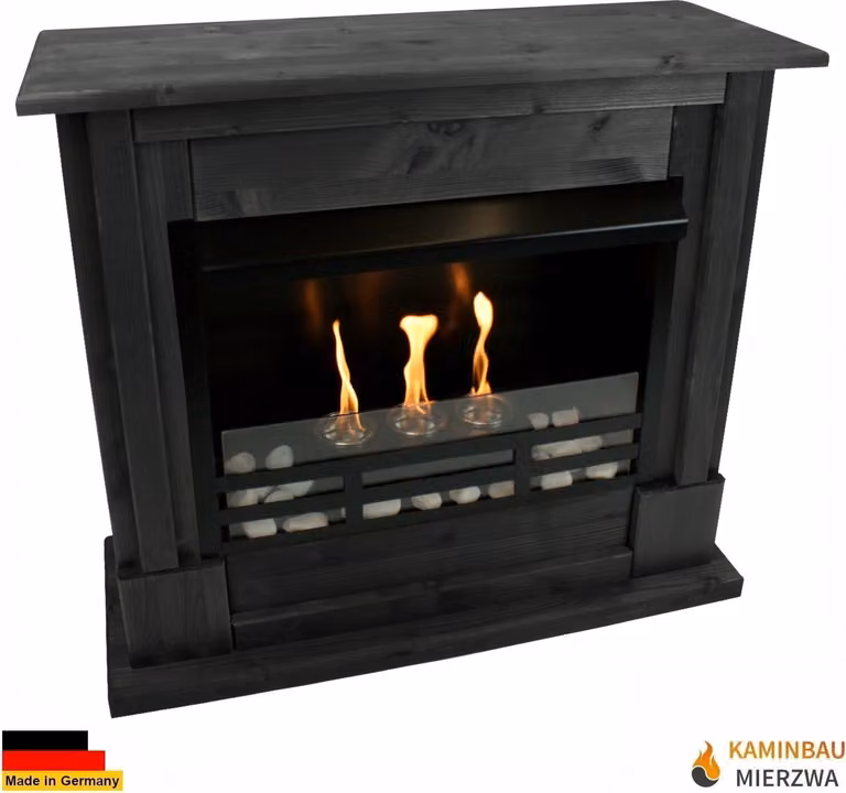 Caminetto a gel Caminetto a etanolo modello Rafael Premium Royal Black