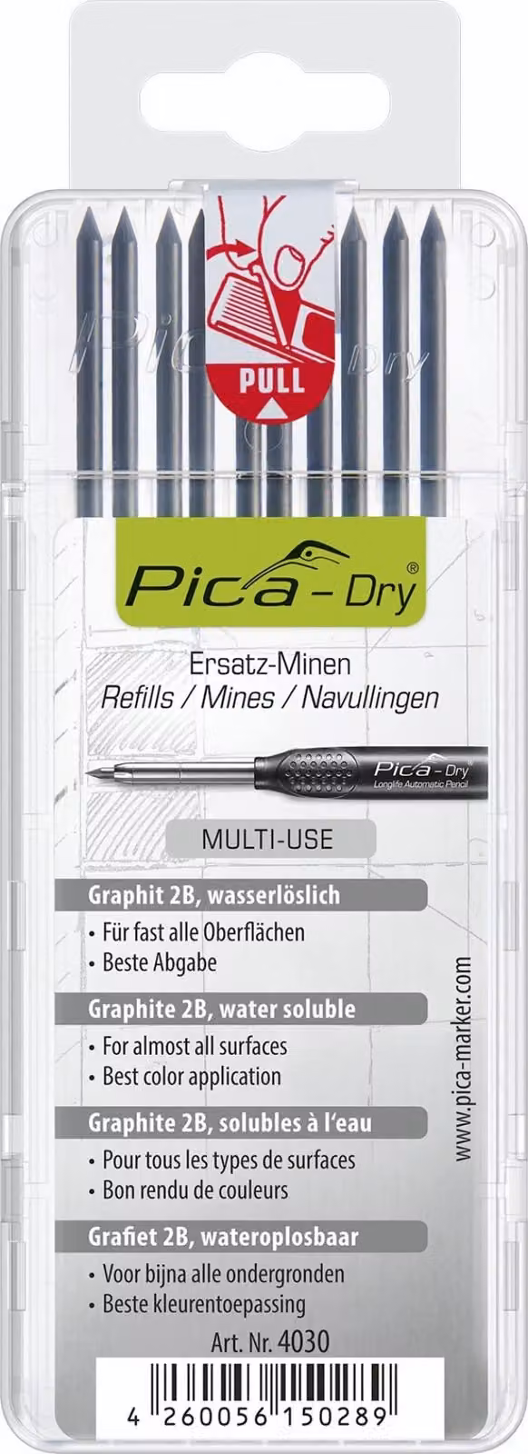 Set di ricariche Pica DRY grafite - SB