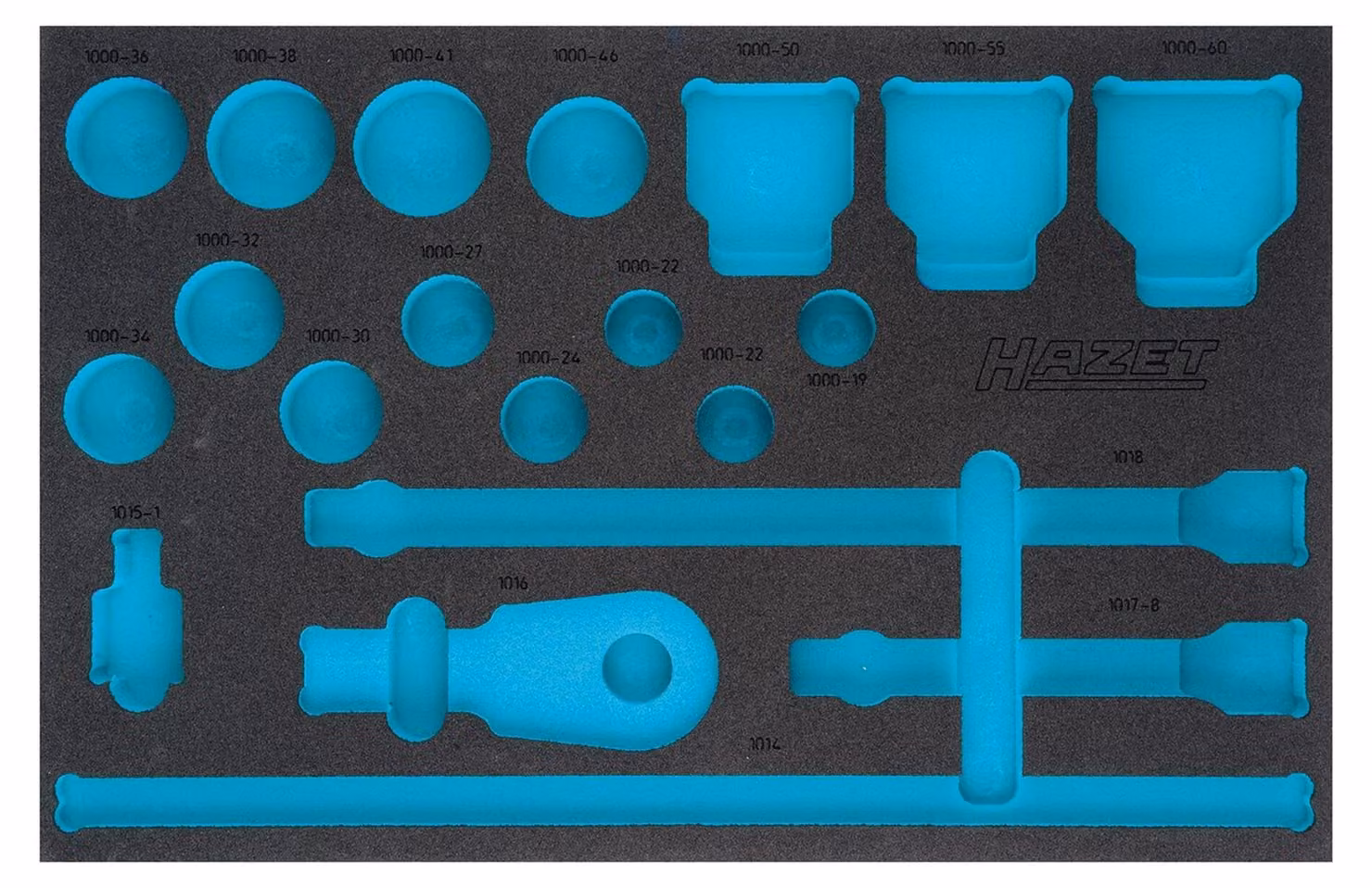 Inserto in schiuma morbida Hazet 2C 163-406L